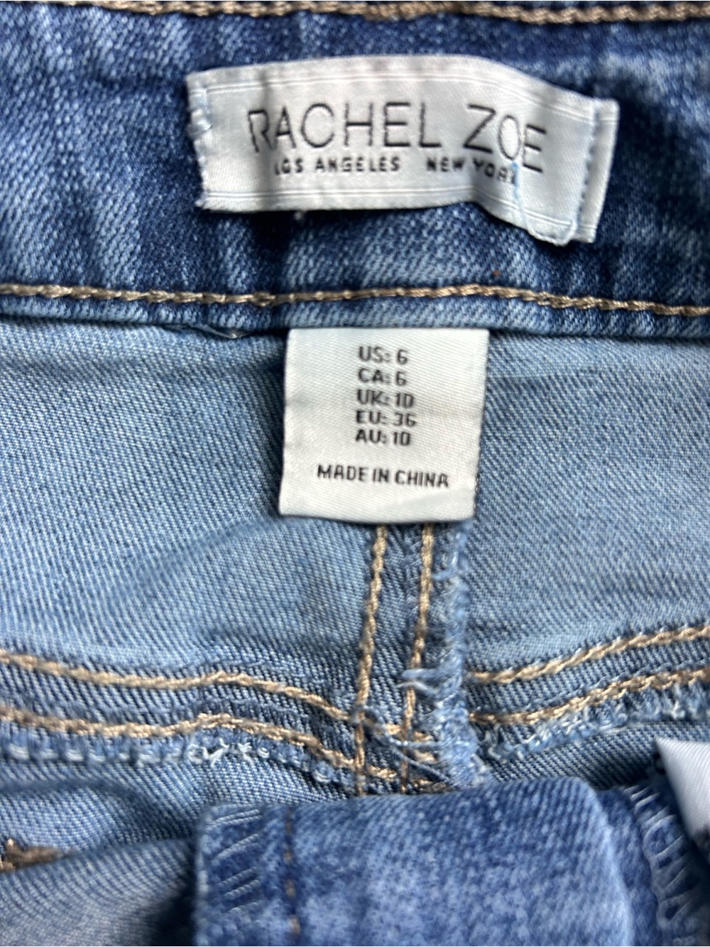 Rachel Zoe Maxi Pencil Line Denim Skirt Size 6 - Picture 3 of 8